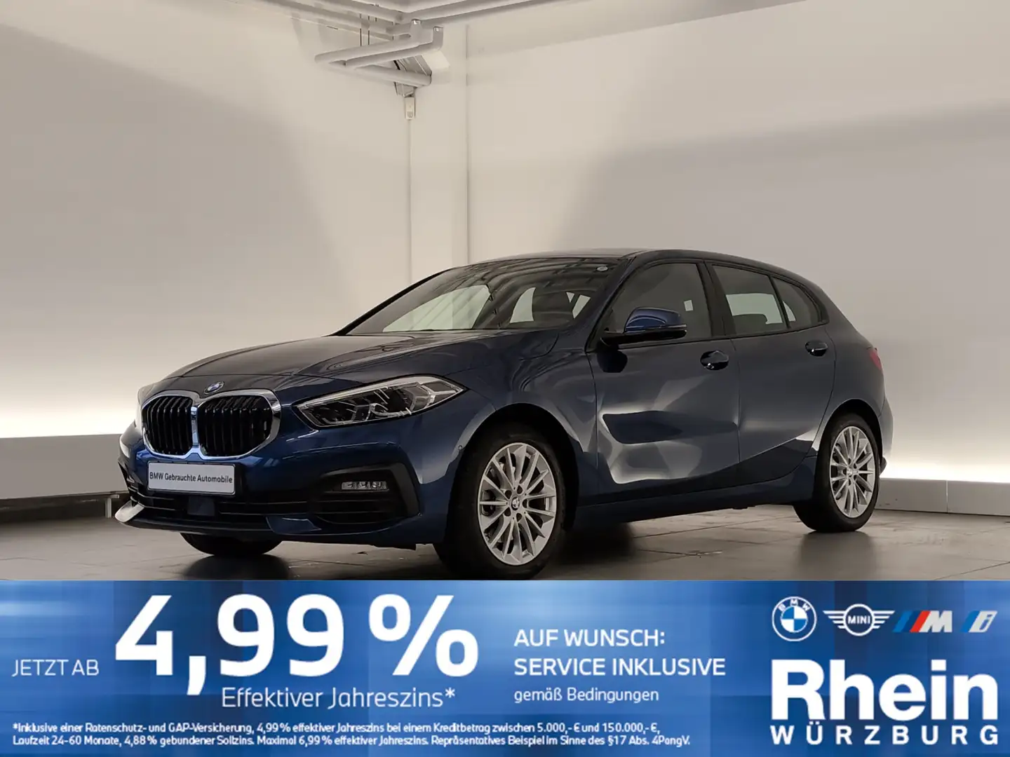 BMW 118 i Advantage HiFi/LRH/SHZ Blau - 1