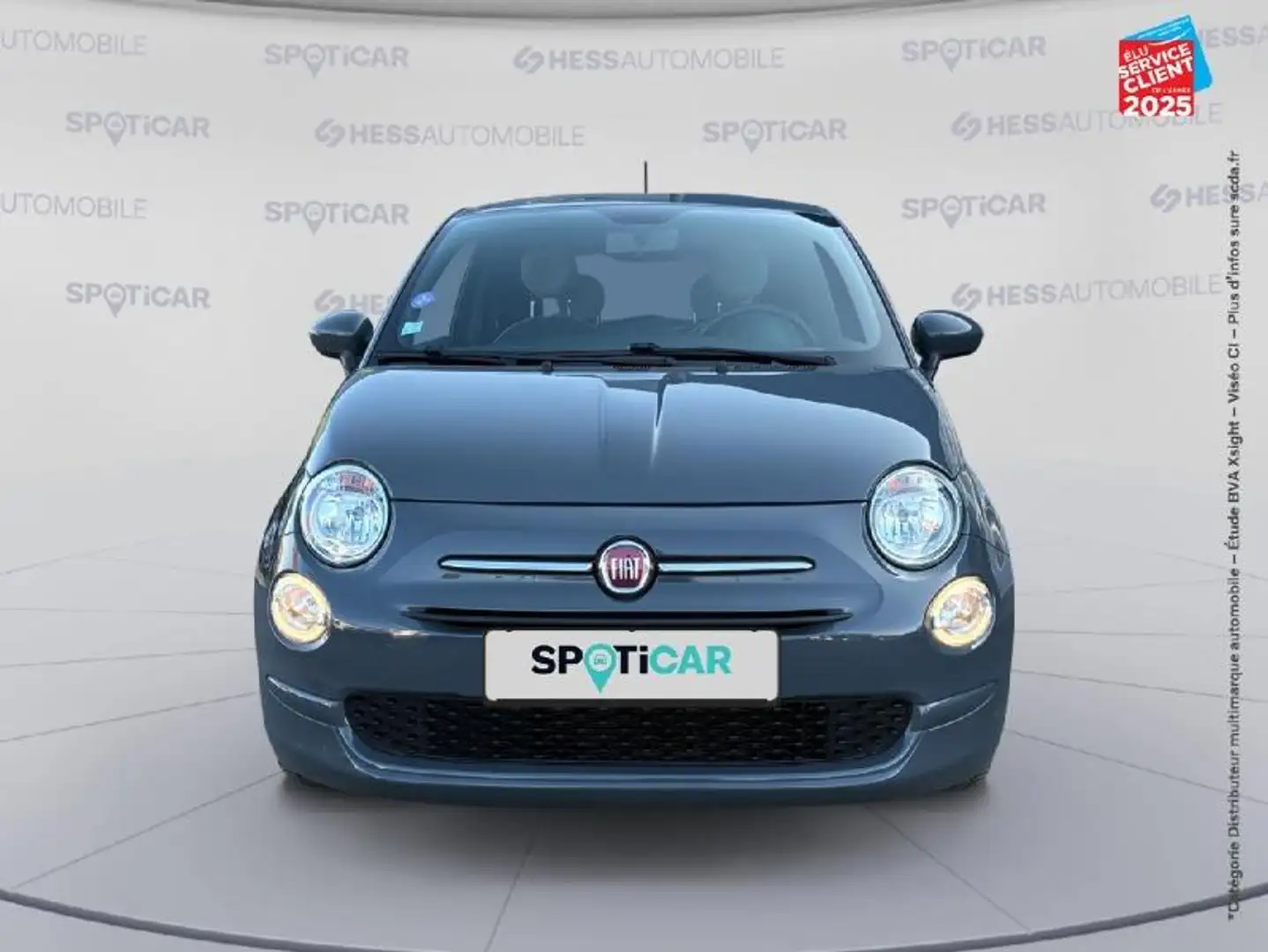 Fiat 500 1.0 70ch BSG S/S Pop Gris - 2
