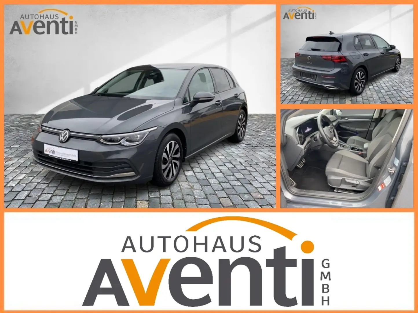 Volkswagen Golf VIII 2.0 TDI Active *ACC*DSG*SHZ*AHK*HUD Grau - 1