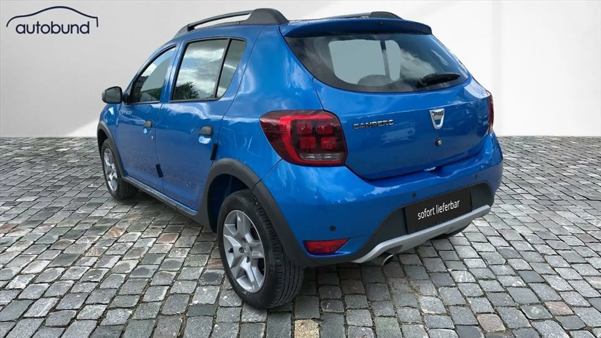 Dacia Sandero II Stepway 0,9 TCe Klimaautomatik Navi PDC Blau - 2