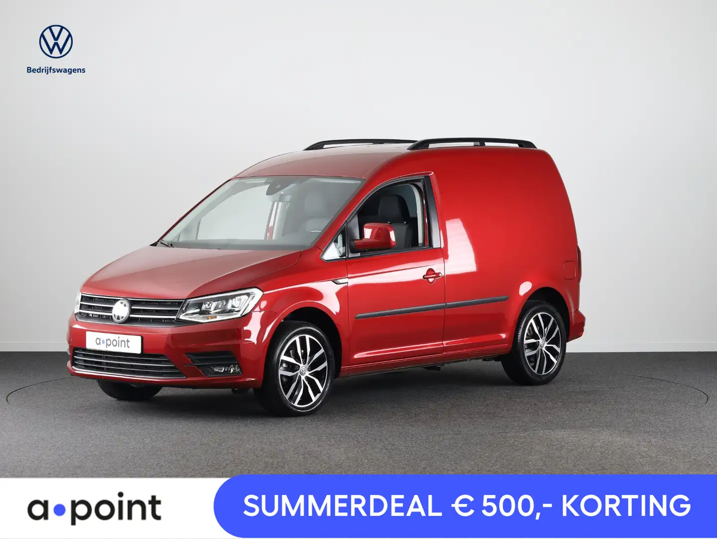 Volkswagen Caddy 2.0 TDI L1H1 BMT C-Edition Rood - 1