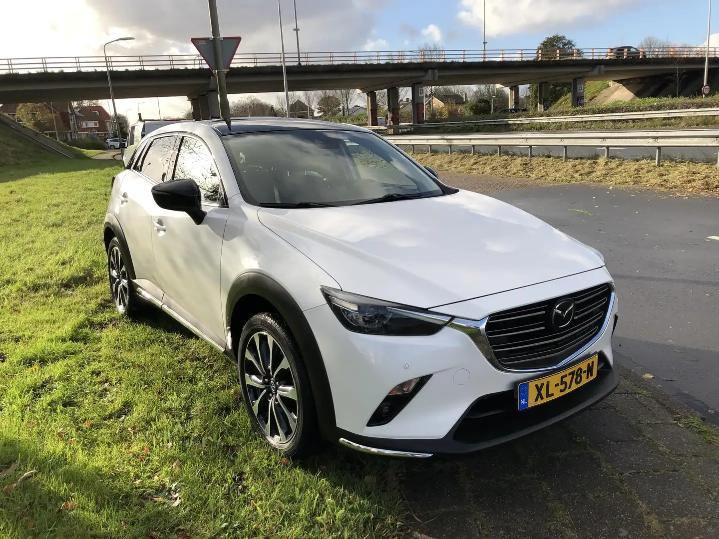 Mazda CX-3 2.0 SkyActiv-G 120 GT-M AUTOMAAT NAVI|CLIMATE|CAME Wit - 2