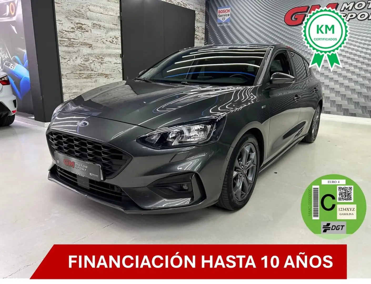 Ford Focus 1.0 Ecoboost ST Line 125 Gris - 1