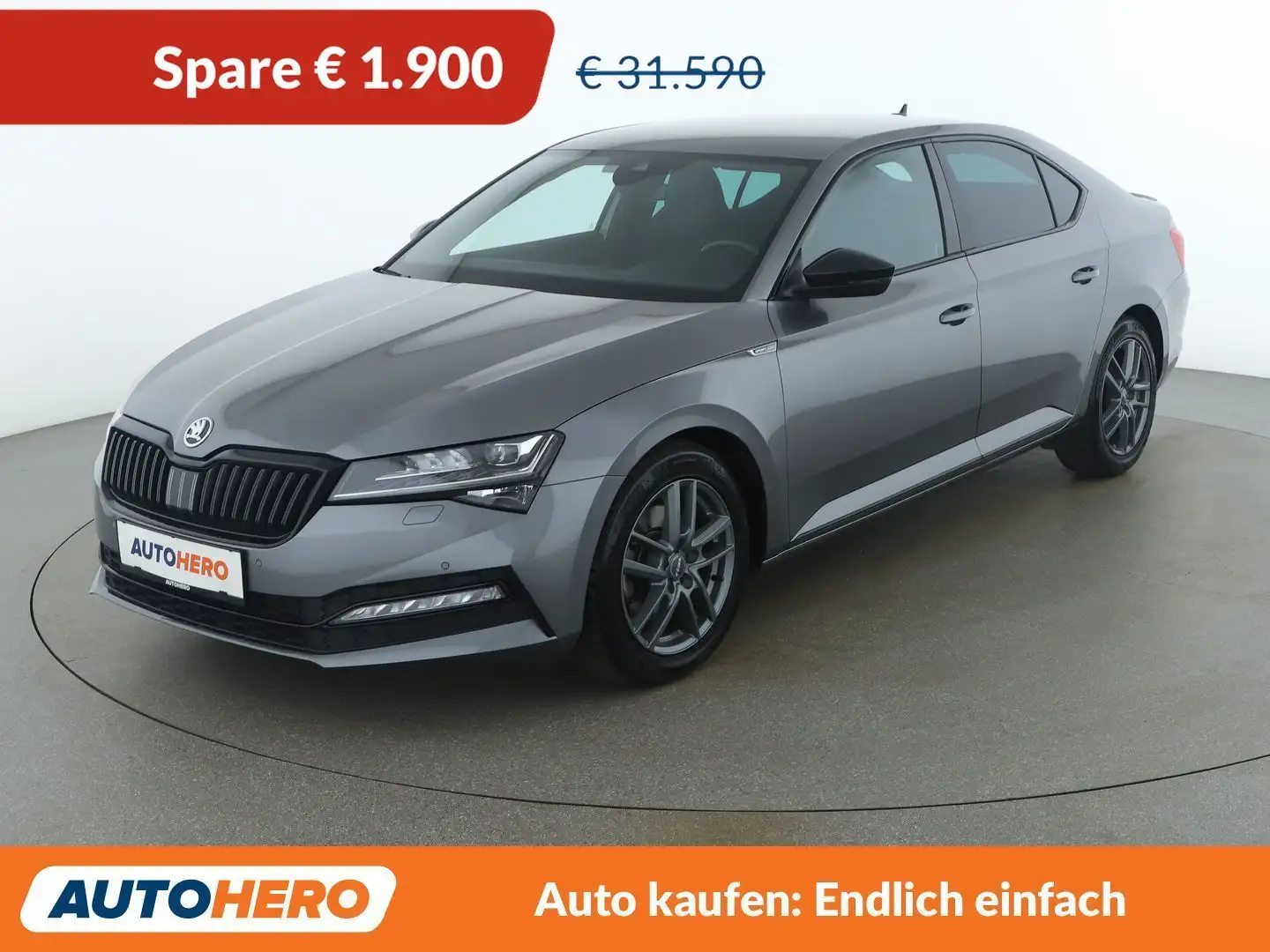 Skoda Superb 1.5 TSI ACT SportLine Grau - 1