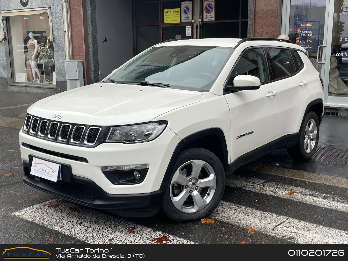 Jeep Compass Longitude 1.6 MultiJet II Blanc - 1