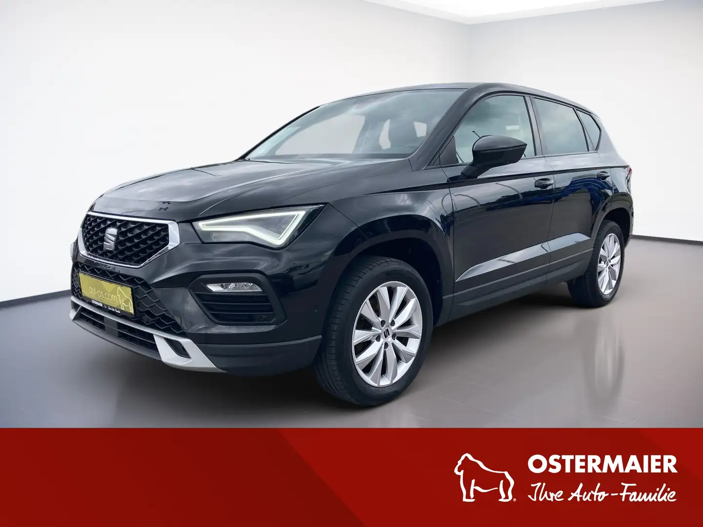 SEAT Ateca STYLE 2.0TDI 150PS DSG LED.AHK.NAVI.ACC.SHZG Schwarz - 1
