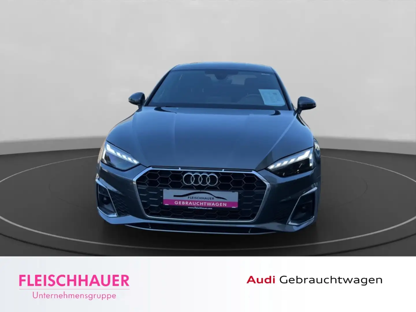 Audi A5 2.0 Sportback S line 40 TFSI+MATRIX LED+SHZ Gris - 2
