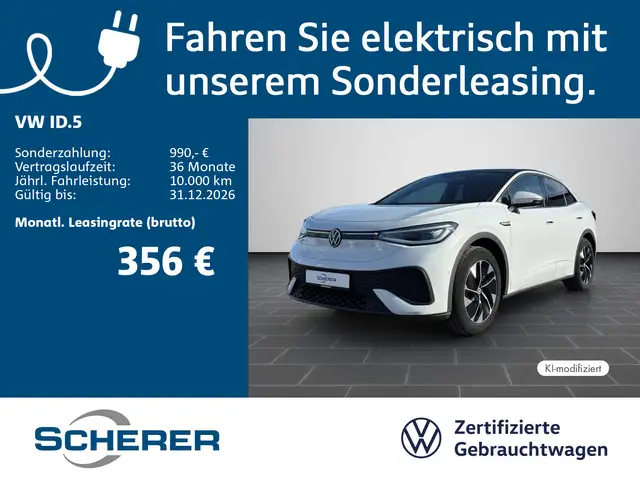 Volkswagen ID.5 Pro Performance Sportpaket Plus PANO MATRIX