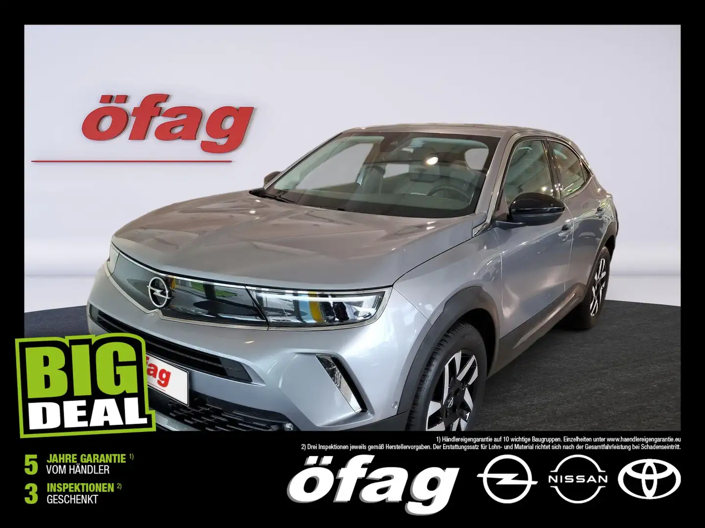 Opel Mokka 1.2 Elegance Automatik PDC+LED+SHZ Grau - 1