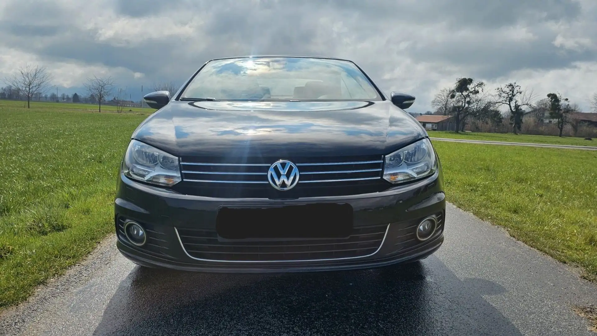Volkswagen Eos Basis BMT 1.4*TUV*NAVI*KLIMA*VOLL LEDER* Schwarz - 2