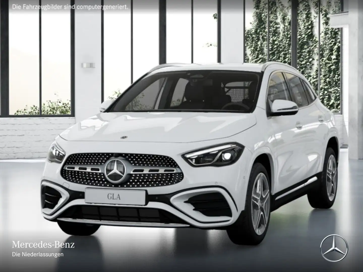 Mercedes-Benz GLA 180 AMG+360°+AHK+MULTIBEAM+TOTW+KEYLESS+7G Weiß - 2
