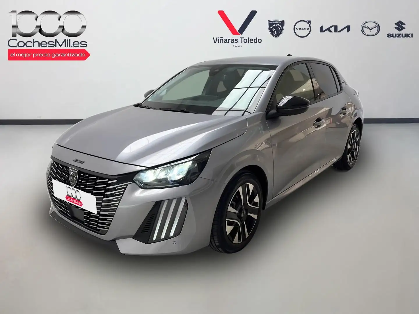 Peugeot 208 Allure Gasolina 100 S&S 6 Vel. MAN Gris - 1