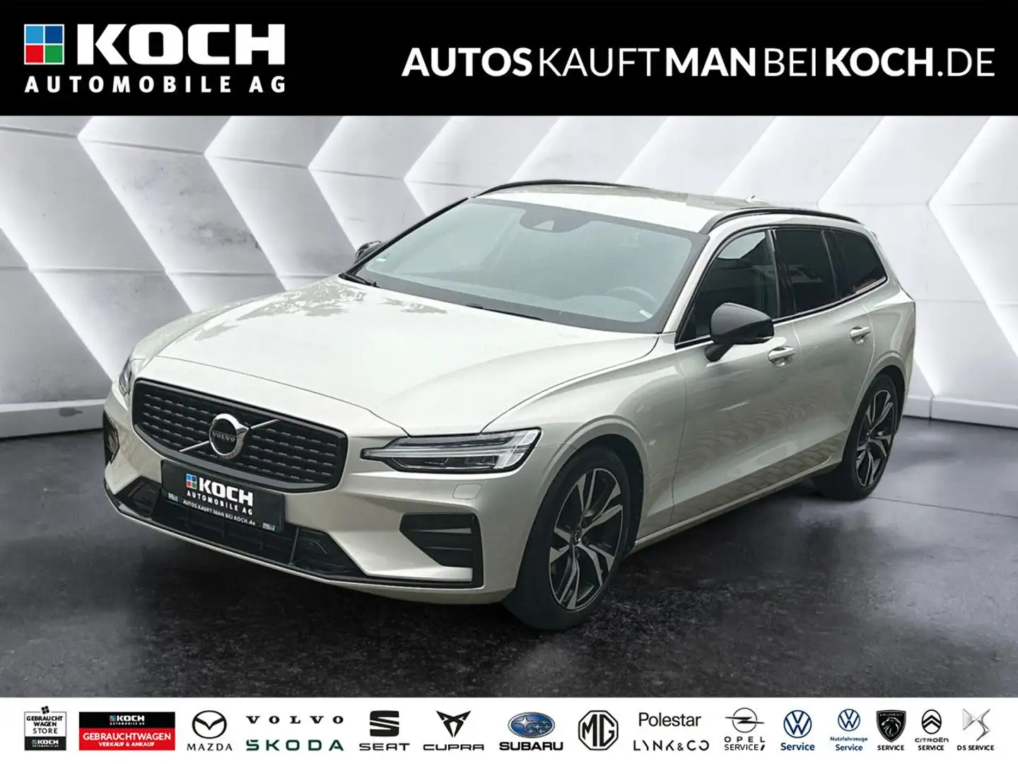 Volvo V60 B4D R Design Standheizung Navi Kamera PDC LED Grau - 1