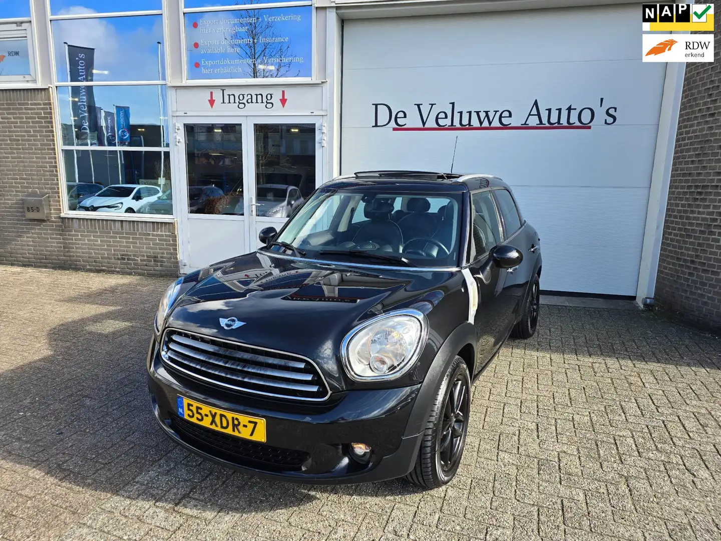 MINI Cooper Countryman Mini 1.6 Edition pano leder NL auto Nero - 1
