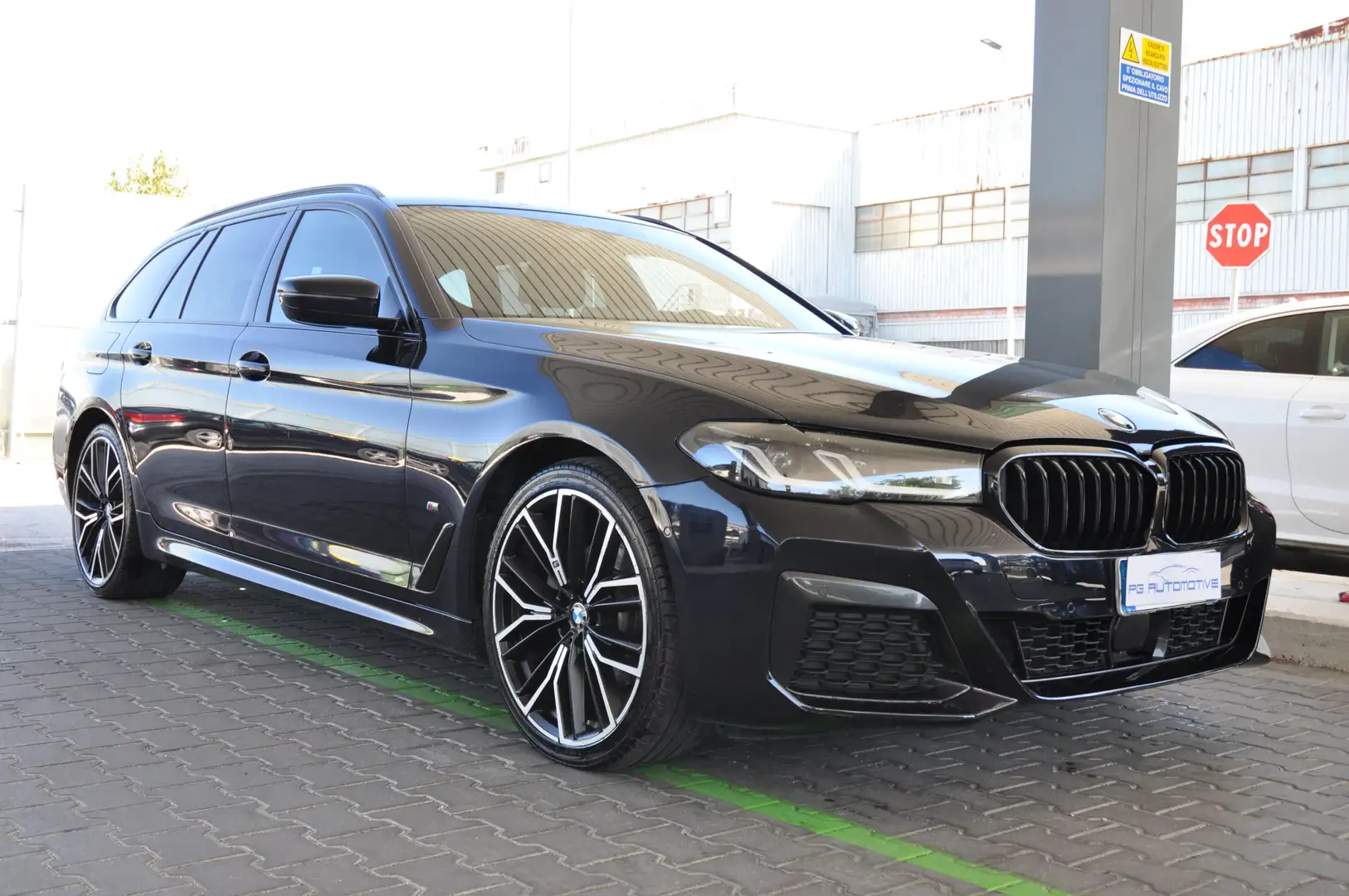 BMW 520 520d Touring mhev 48V xdrive Msport Bleu - 2