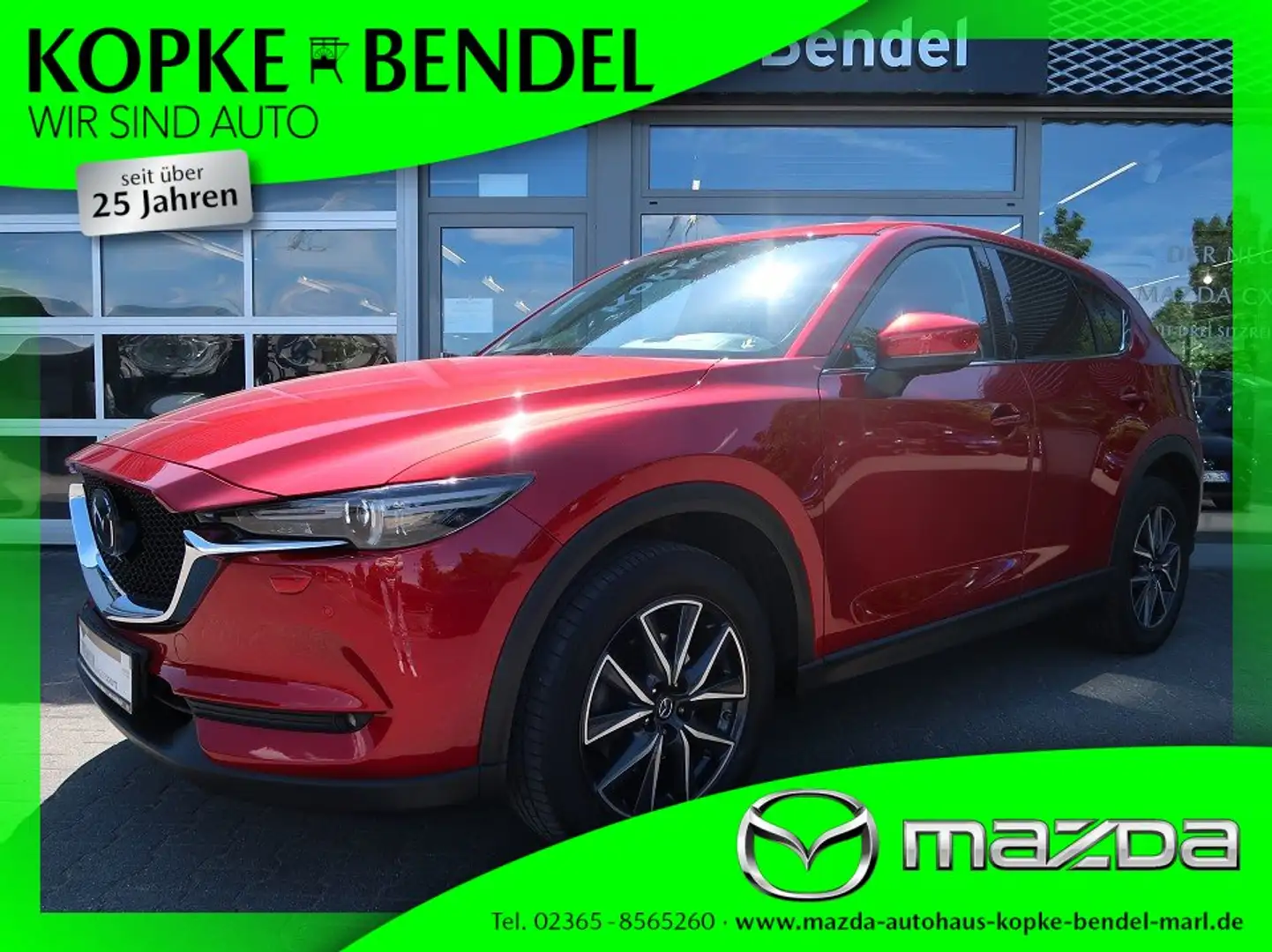 Mazda CX-5 AWD SKYACTIV-D 184*Wartungen lückenlos*2. Hand* Sp Rouge - 1