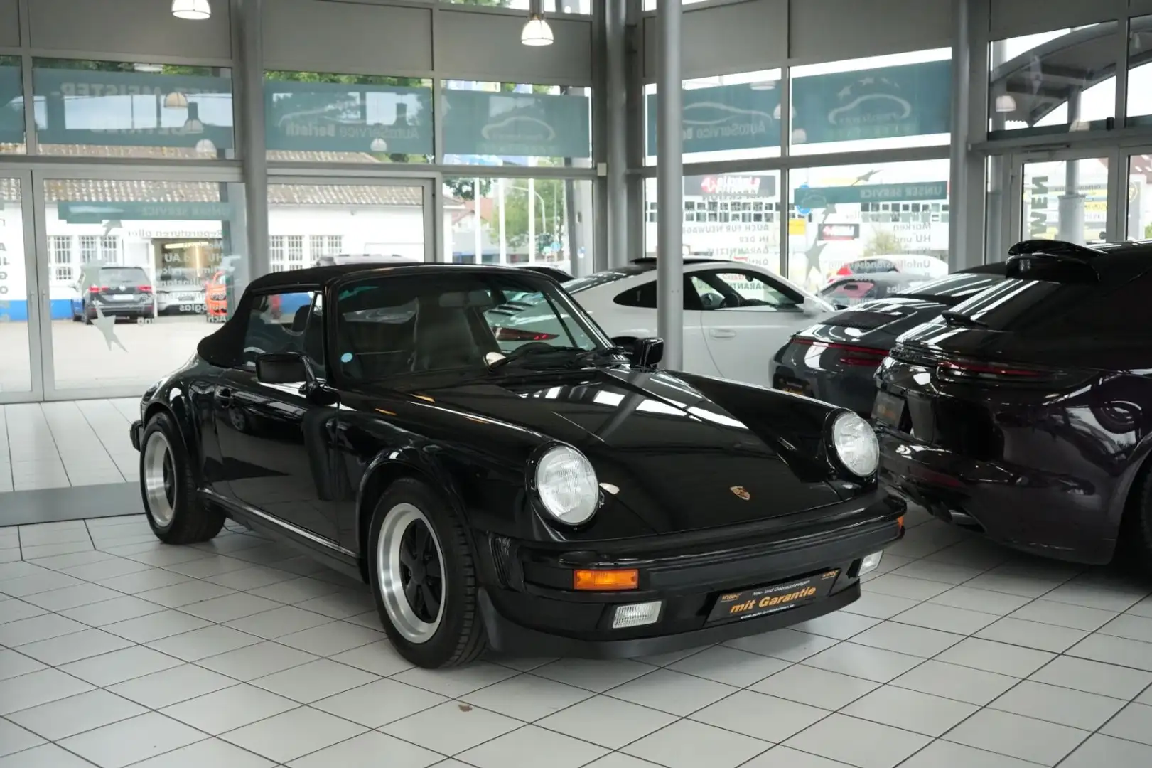 Porsche 911 3.2 Cabrio *H-Kennzeichen *Top-Zstd. Schwarz - 2