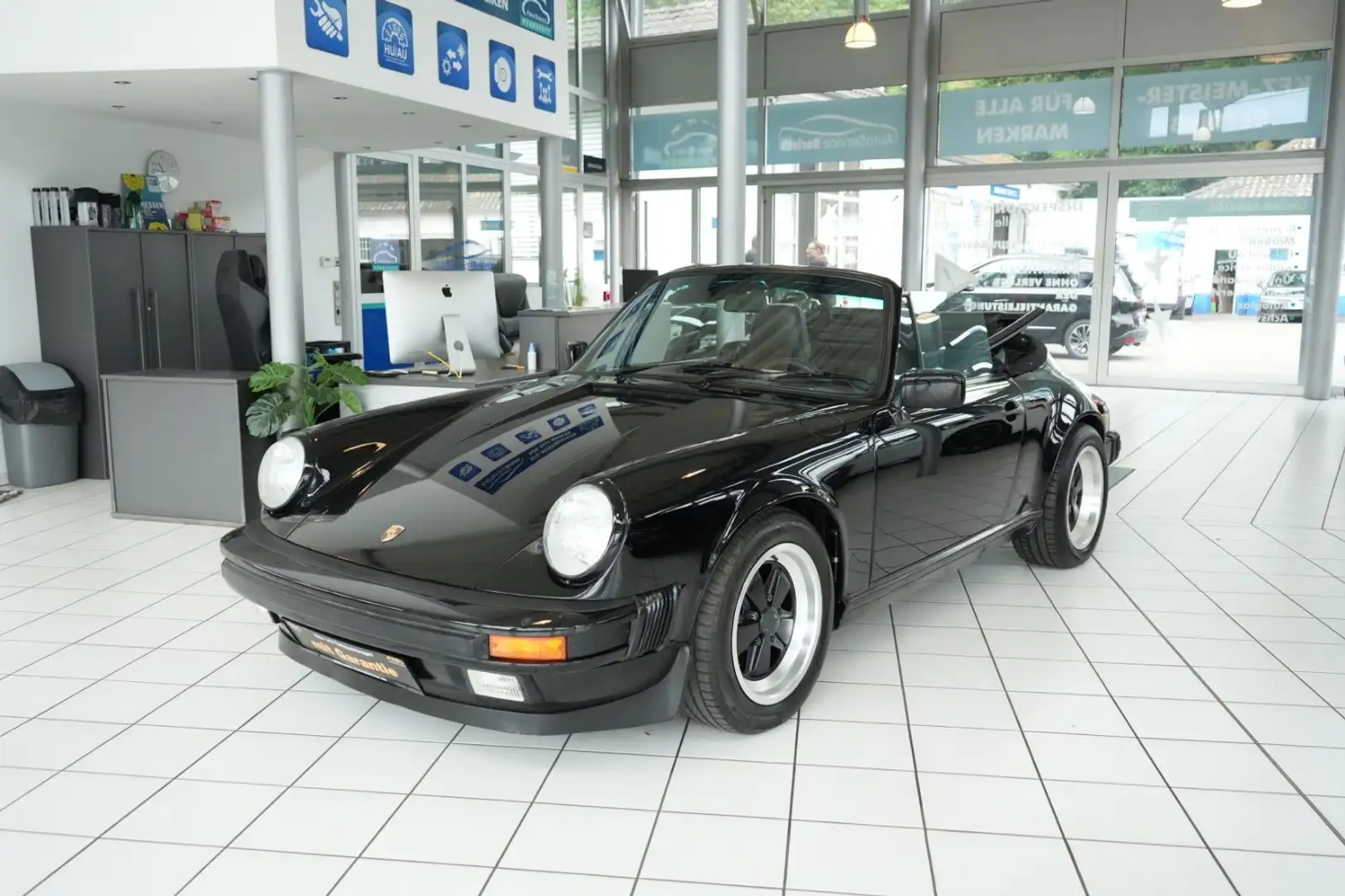 Porsche 911 3.2 Cabrio *H-Kennzeichen *Top-Zstd. Schwarz - 1