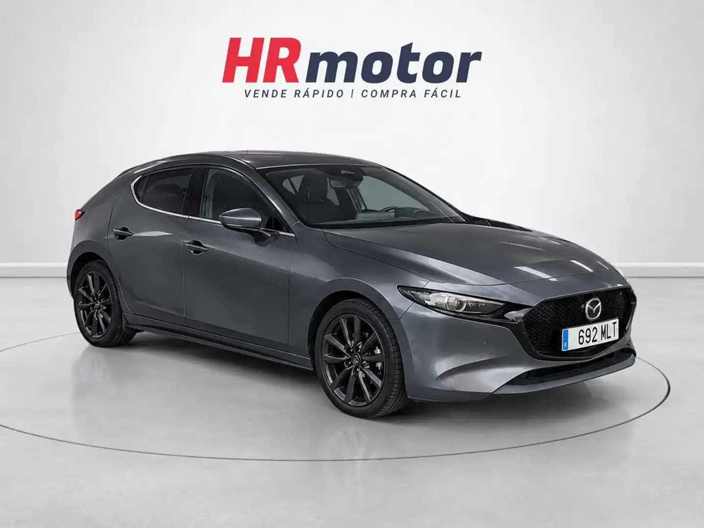 Mazda 3 2.0 e-Skyactiv-G Exclusive-line 90kW Gris - 1