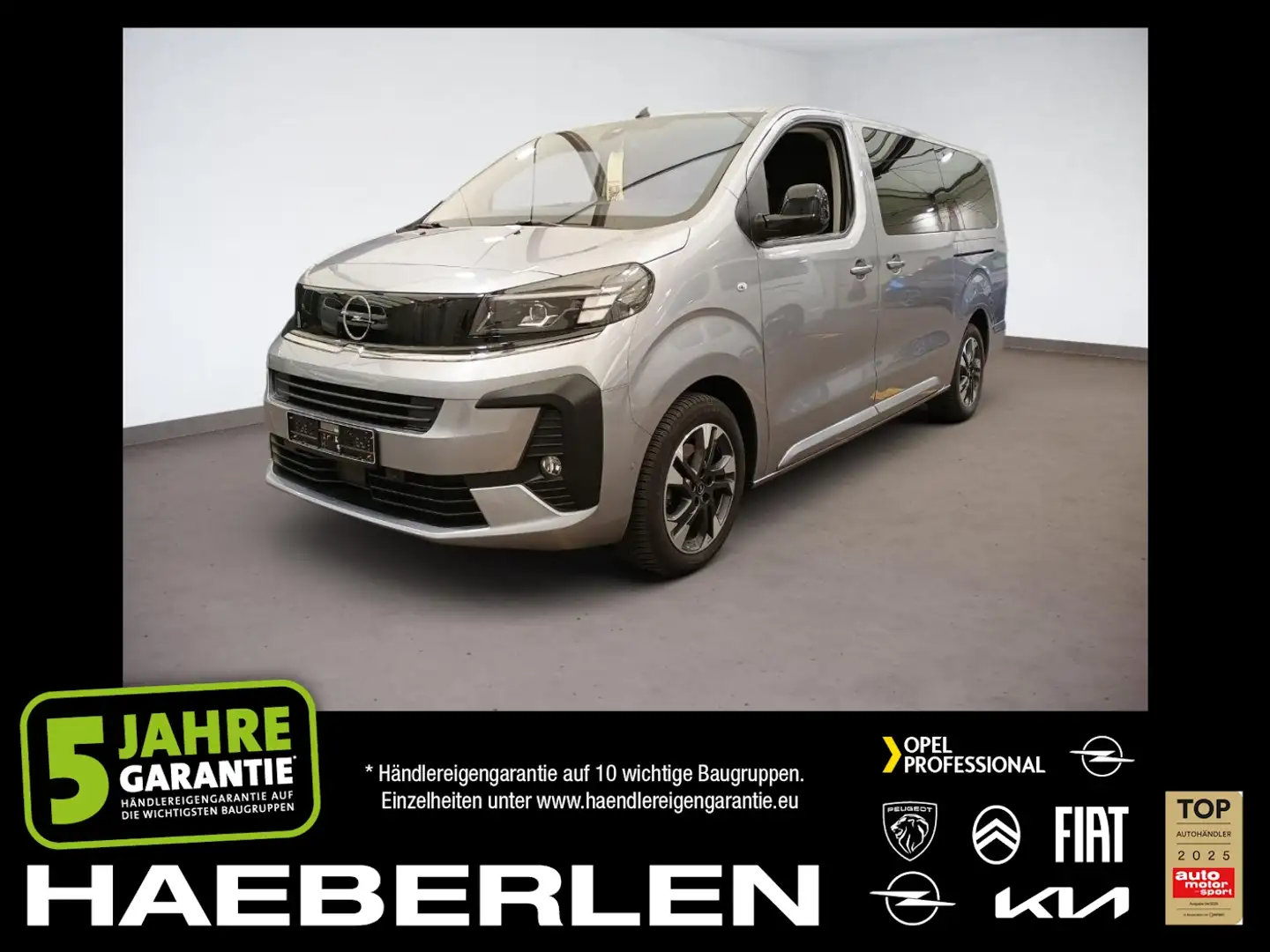 Opel Zafira Life 2.0 D Edition XL NAV PACK SHZ Gris - 1