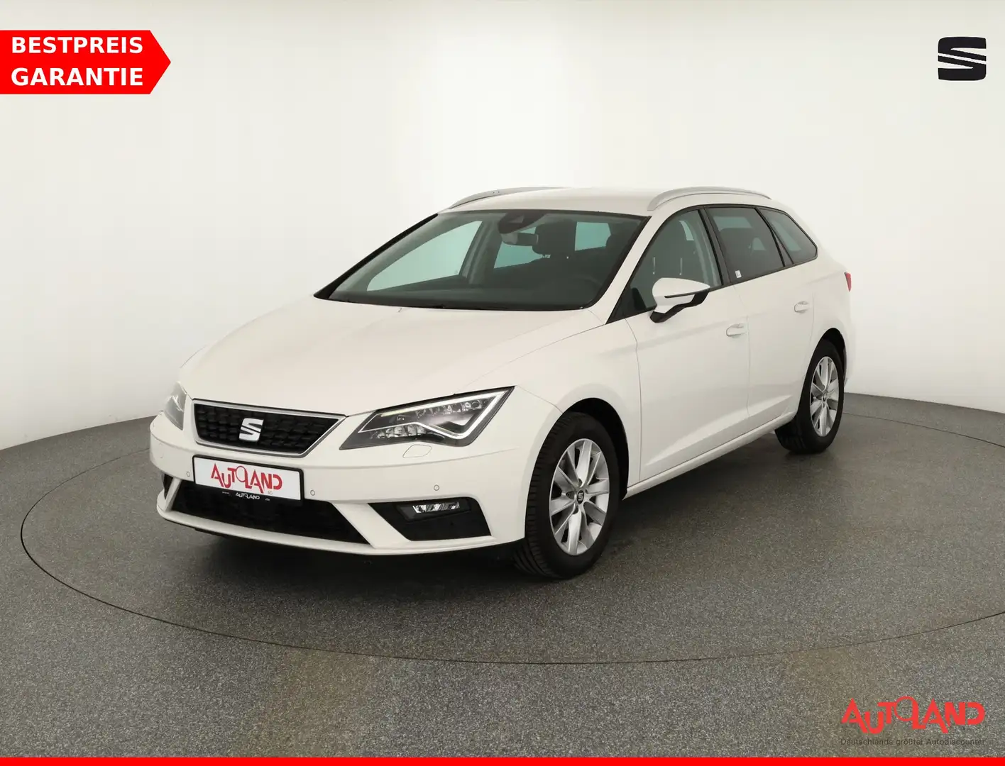 SEAT Leon 1.0 TSI Style Klimaaut. LED Navi ACC PDC Blanc - 1