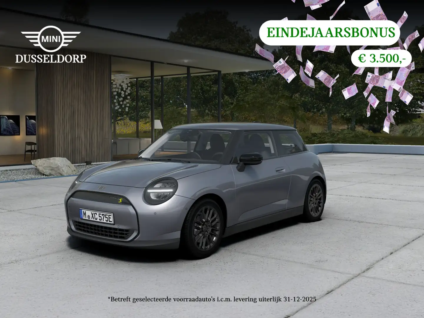MINI Cooper SE Essential PRIVATE LEASE EUR 397,- (48 mnd/10.000 k Gris - 1