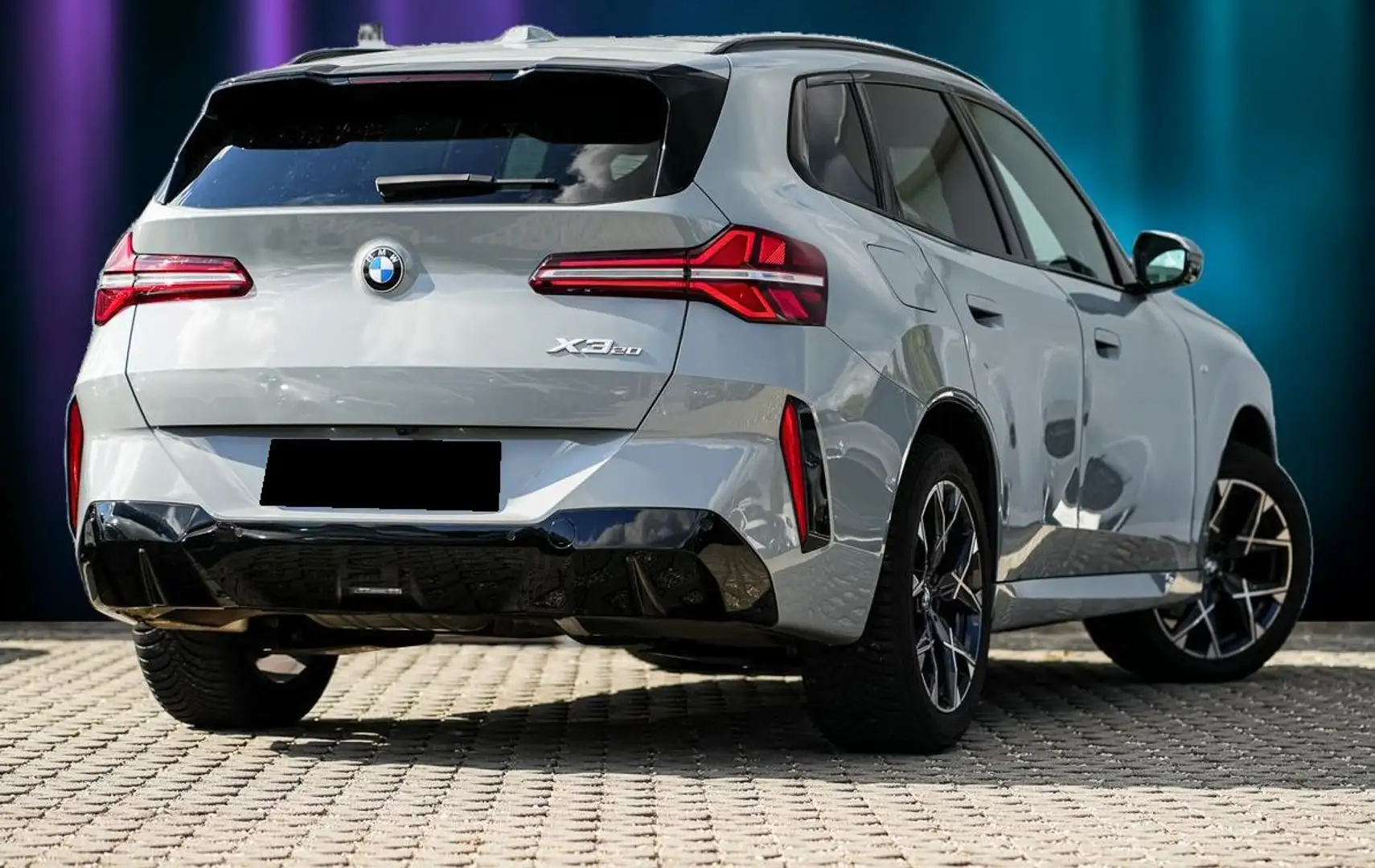 BMW X3 X3 xdrive20d MSport Pro auto/TETTO PANORAMICO/FULL Gris - 2