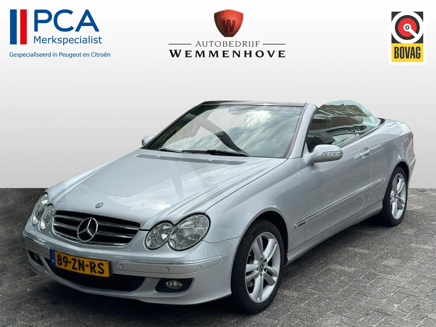 Mercedes-Benz CLK 200 Cabrio K. Avantgarde Airco/Parkeersensoren/Stoelve Grau - 1
