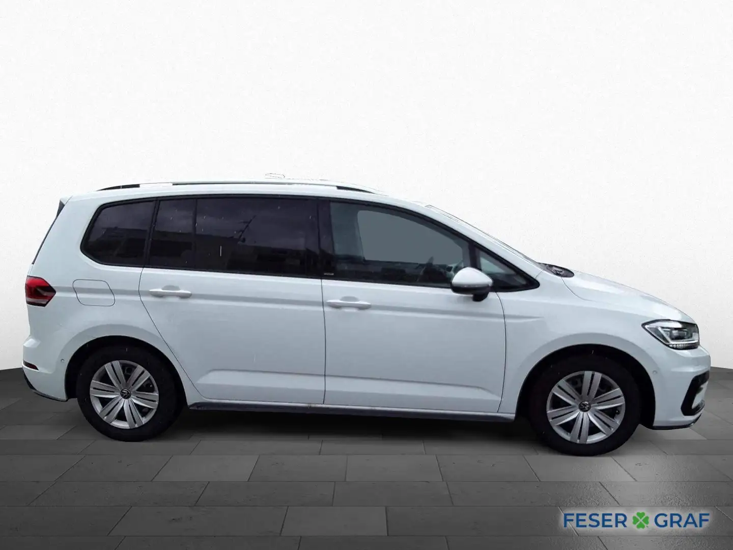 Volkswagen Touran 2.0 TDI R-LINE DSG KAMERA NAVI ACC LED Weiß - 2