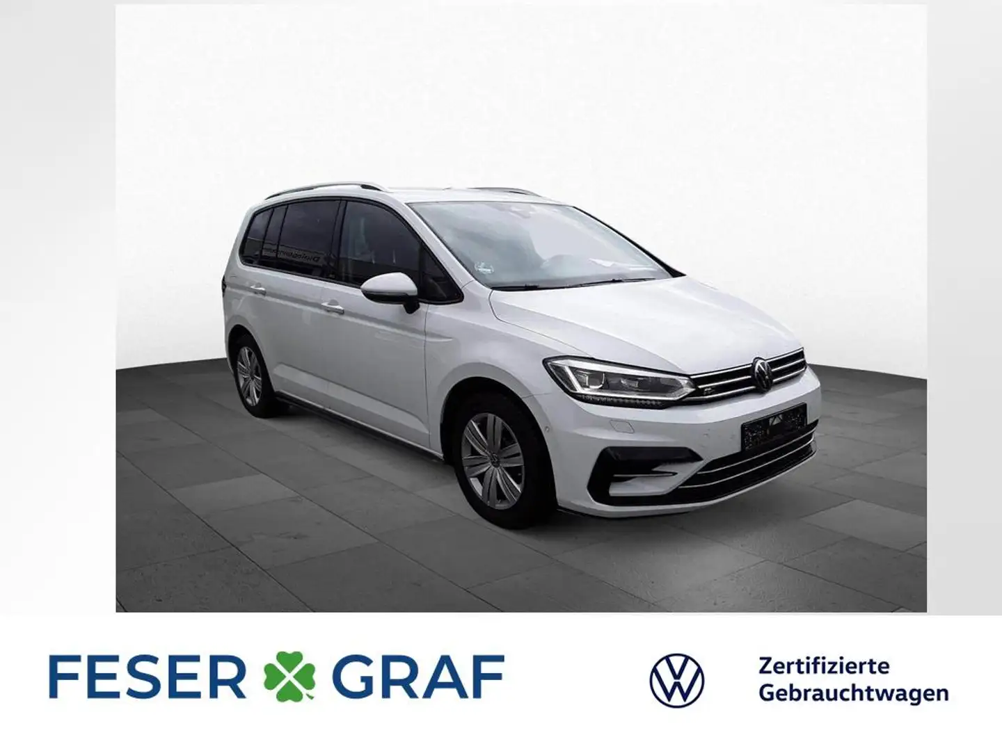 Volkswagen Touran 2.0 TDI R-LINE DSG KAMERA NAVI ACC LED Weiß - 1