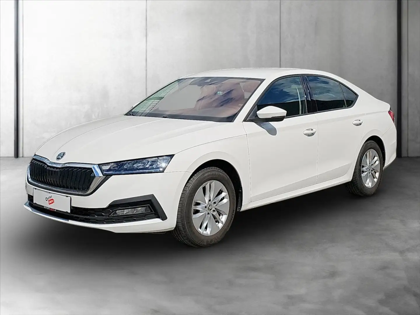 Skoda Octavia 1.5 TSI ACT Business LED+KeyLess+LM+PDC Weiß - 2