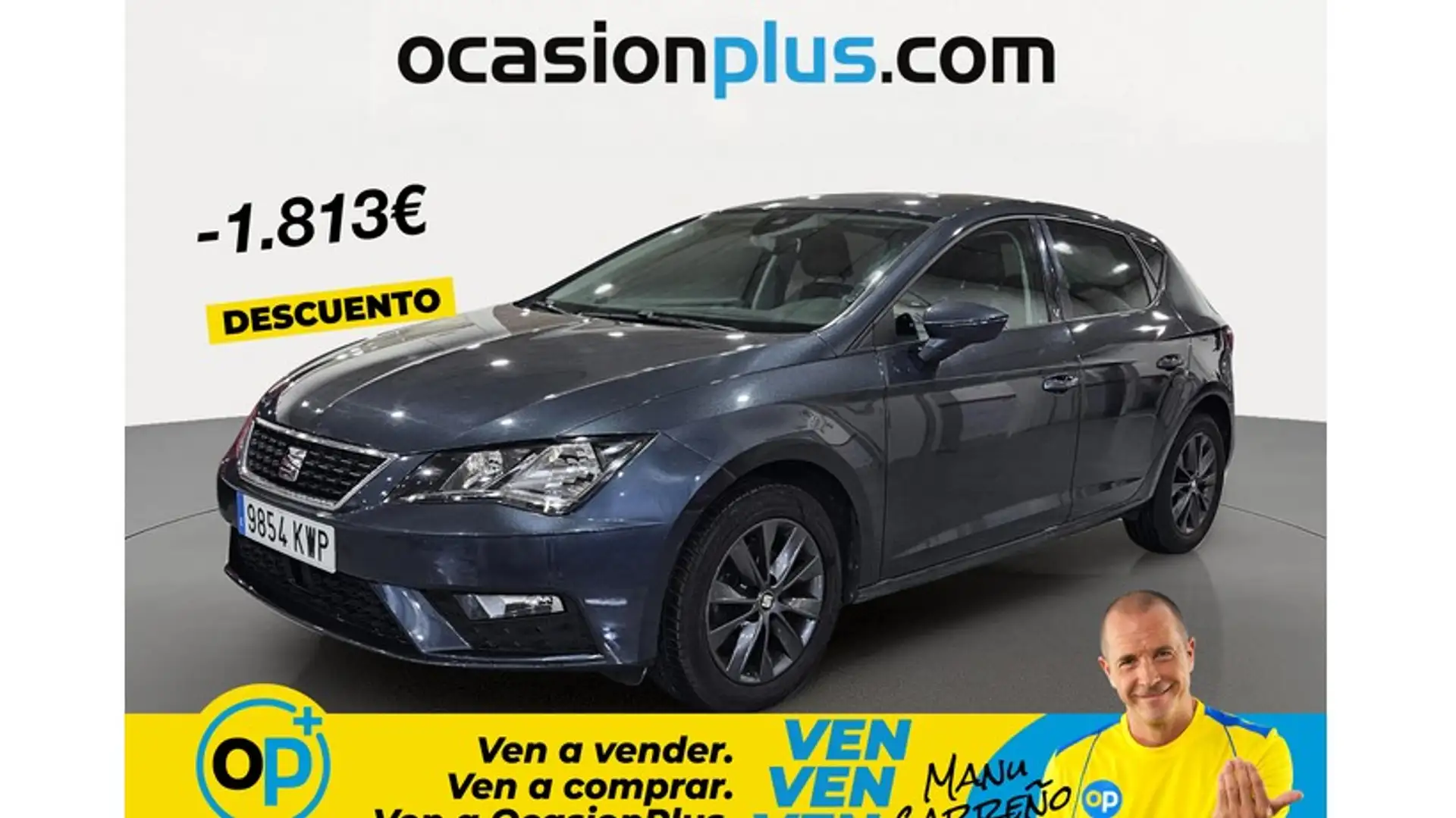 SEAT Leon 1.6TDI CR S&S Style 115 Gris - 1