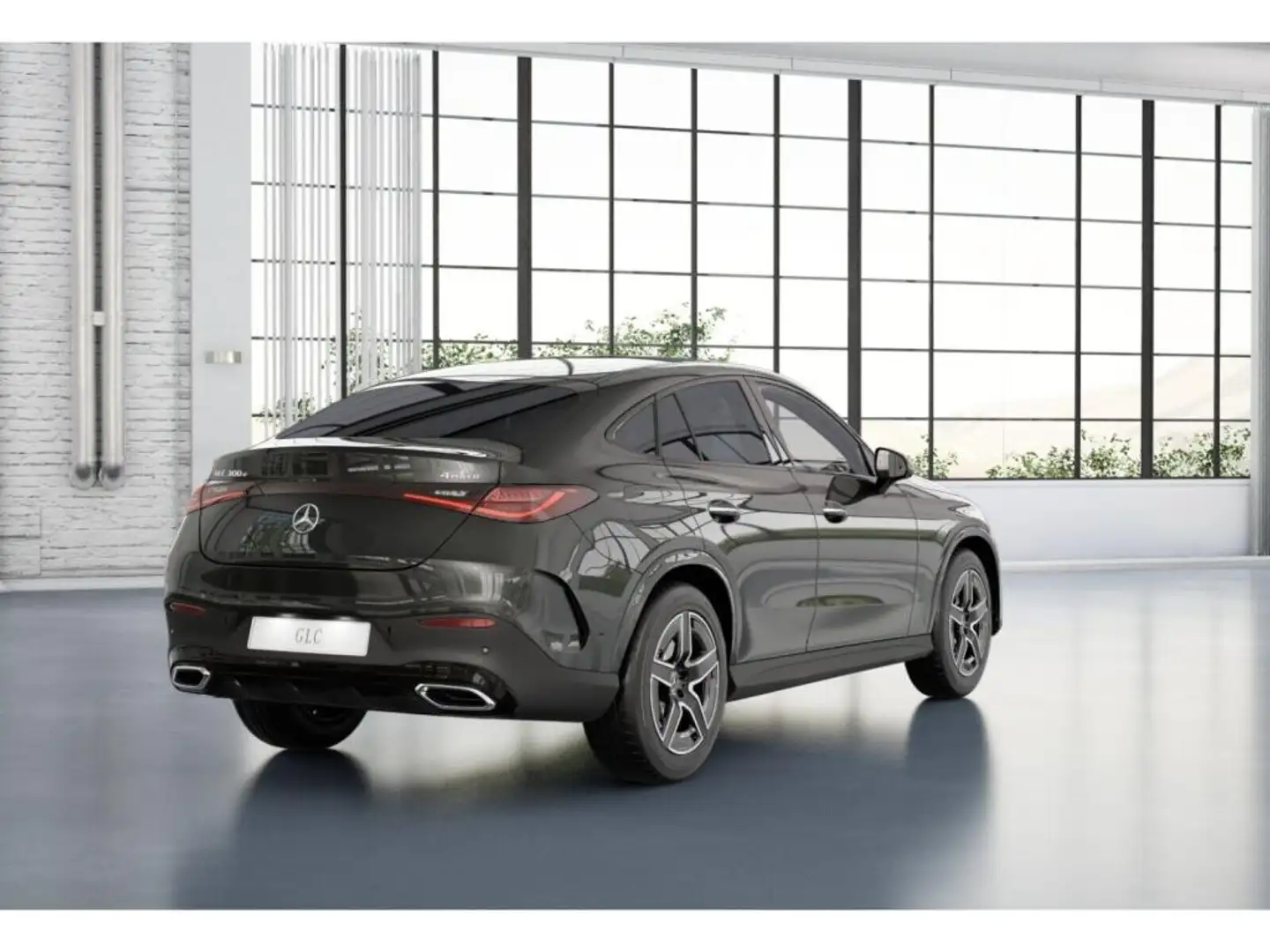 Mercedes-Benz GLC 300 e 4M Coupé AMG-Sport/Pano/Night/Distr/19 Grigio - 2