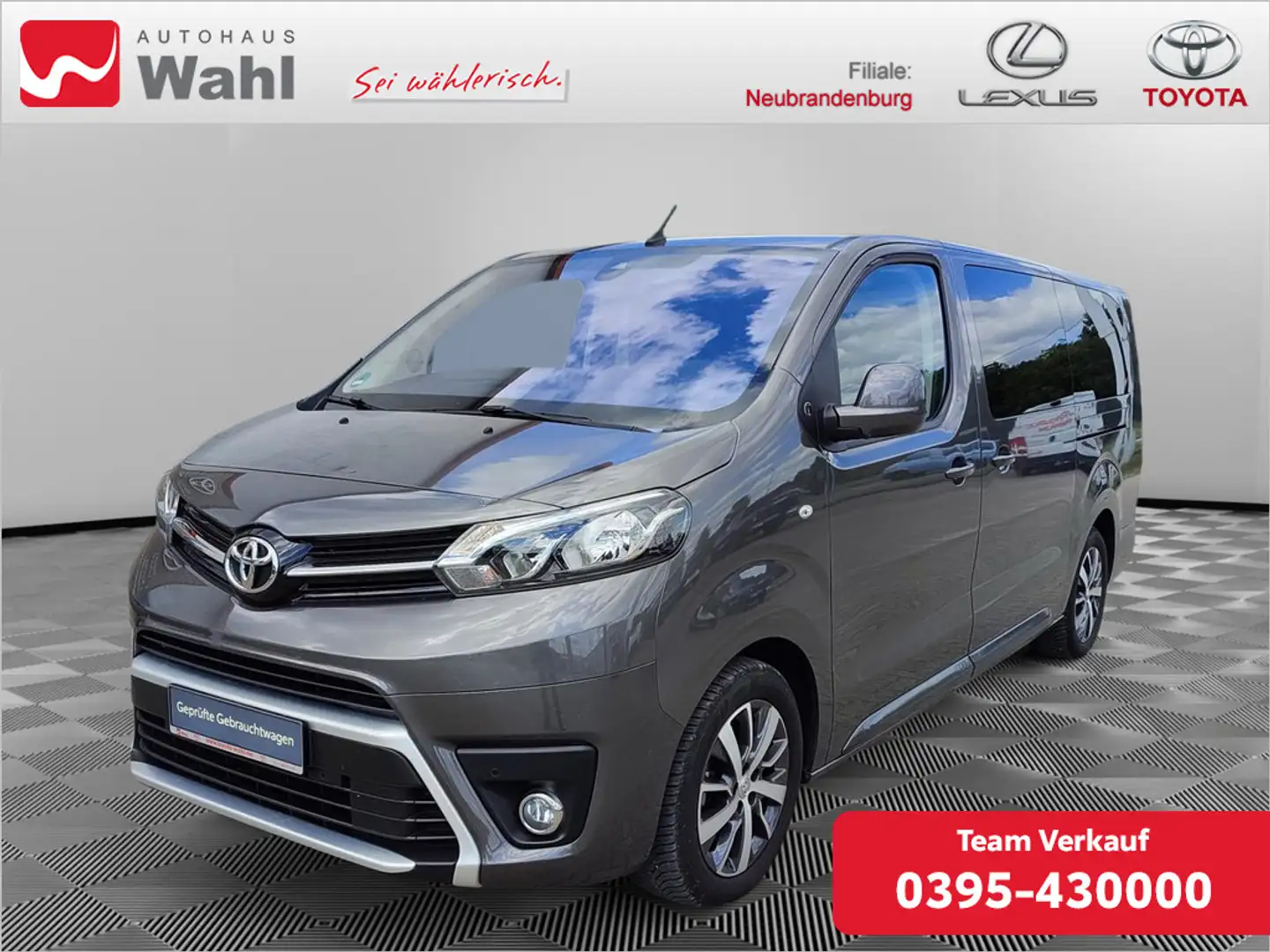 Toyota Proace Verso 2.0 L2 Team Deutschland Grau - 1