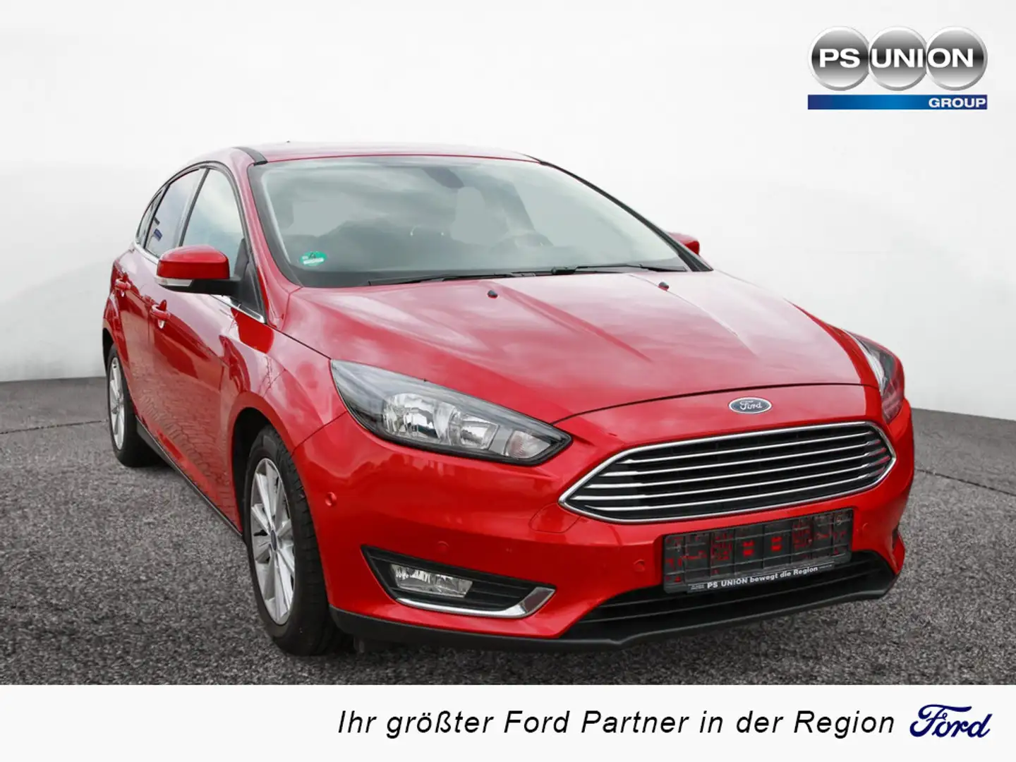 Ford Focus Titanium 1.0l EcoBoost NAVI LENKRADHZ. Rouge - 1