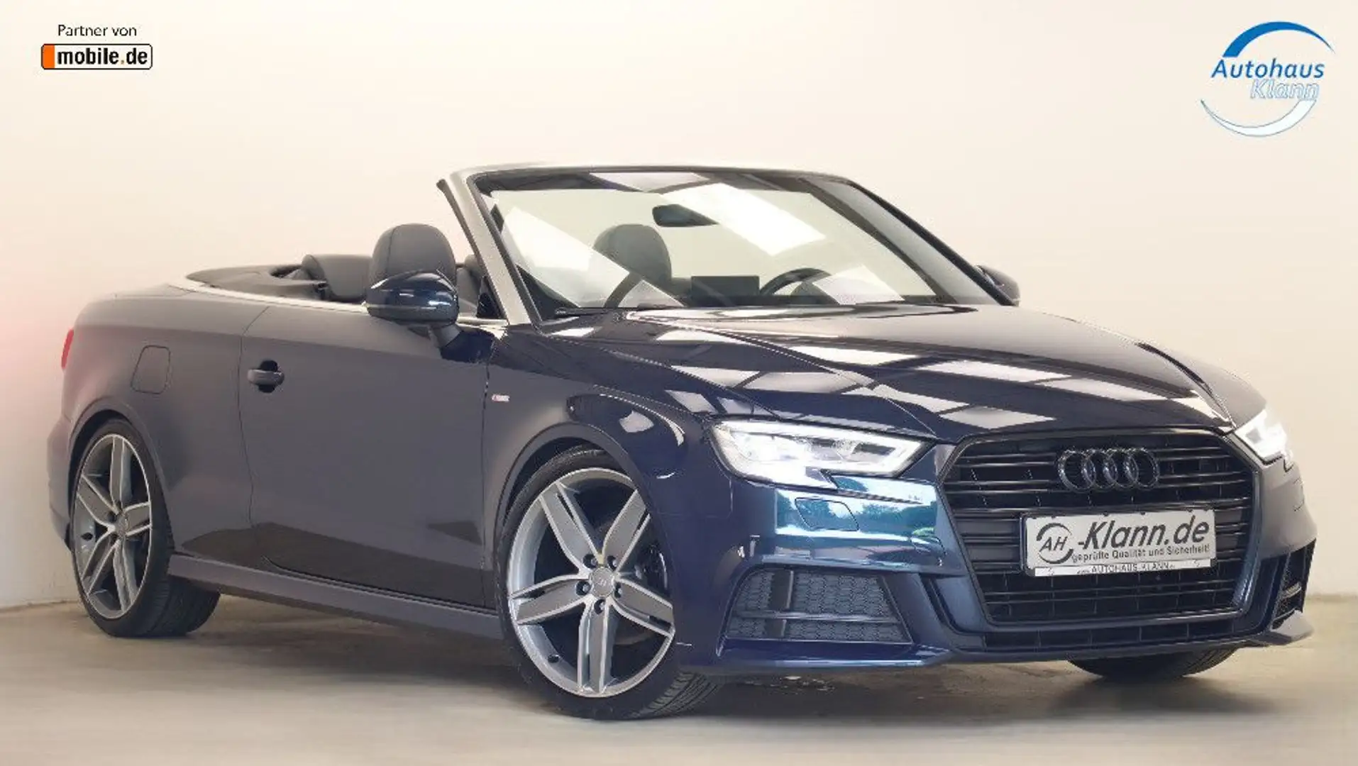 Audi A3 Cab 1.5TFSI 150PS DSG S Line Matrix Virtual Blau - 2