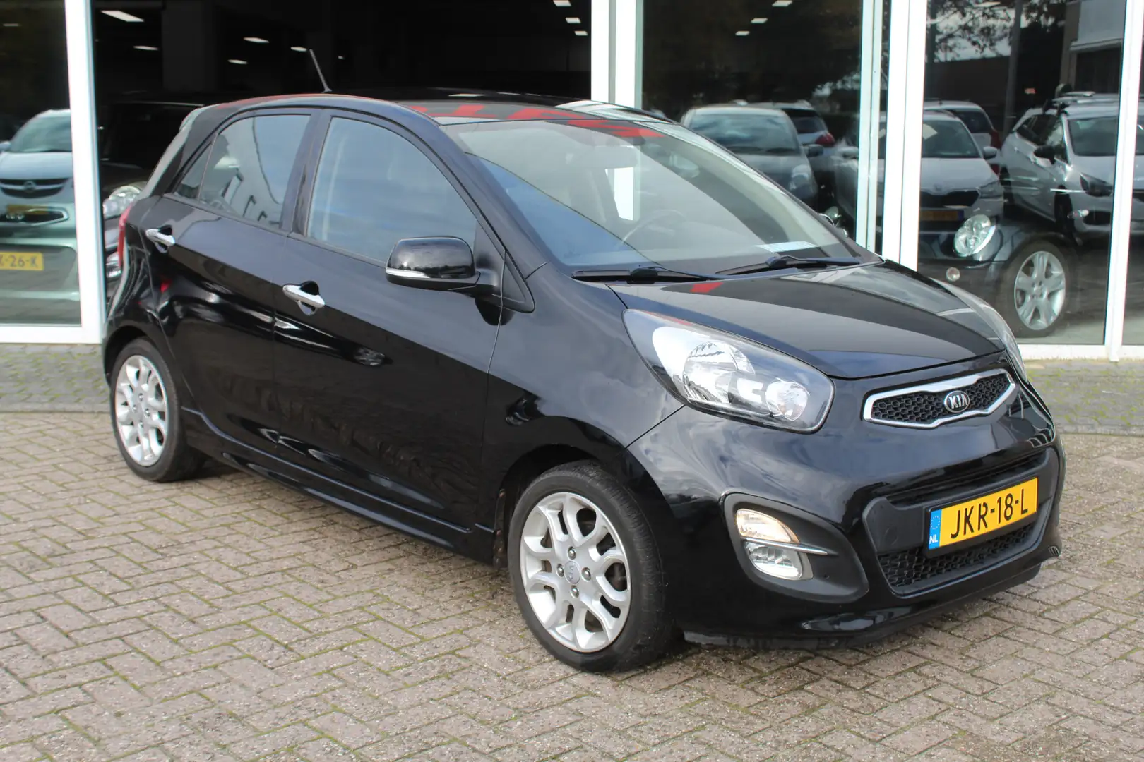 Kia Picanto 1.0 CVVT Comfort Pack//Ecc//Stoelverwarming!! Zwart - 2