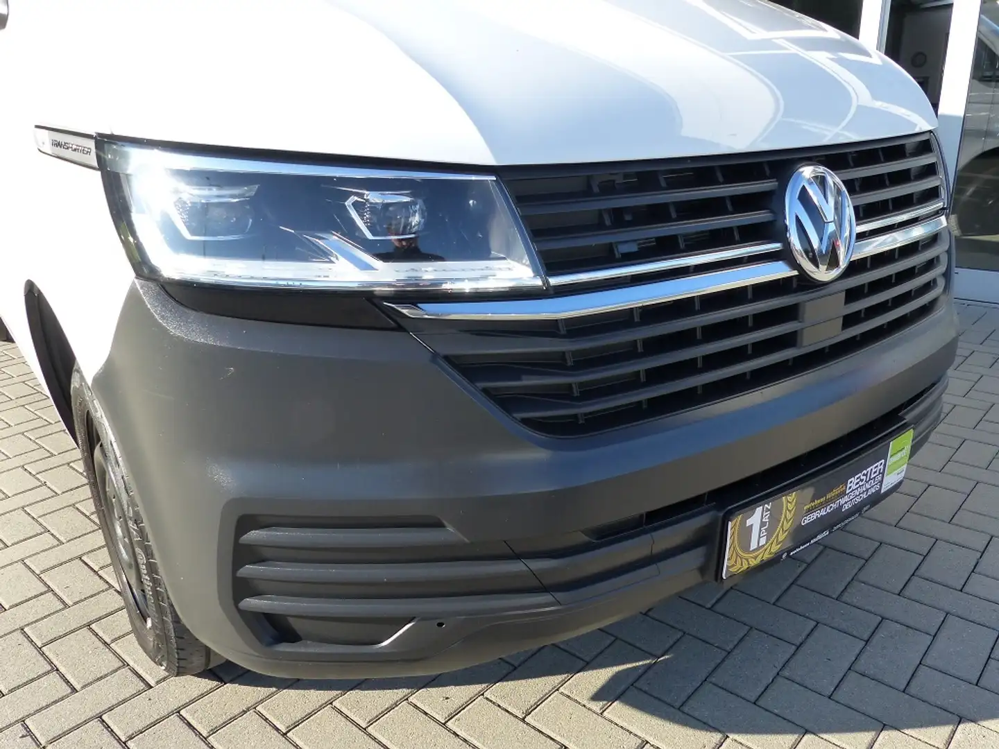 Volkswagen T6.1 Transporter Kasten 2.0 TDI KR *LED*ACC*Navi* Blanc - 2