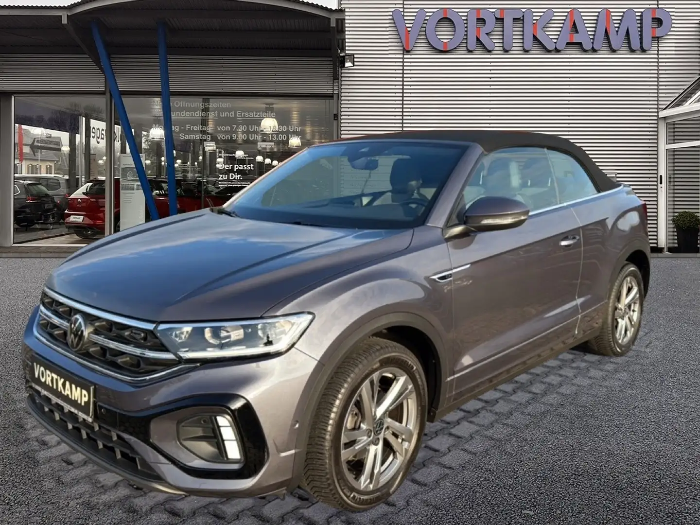Volkswagen T-Roc Cabriolet R-Line AHK/LED/EDW Grau - 2