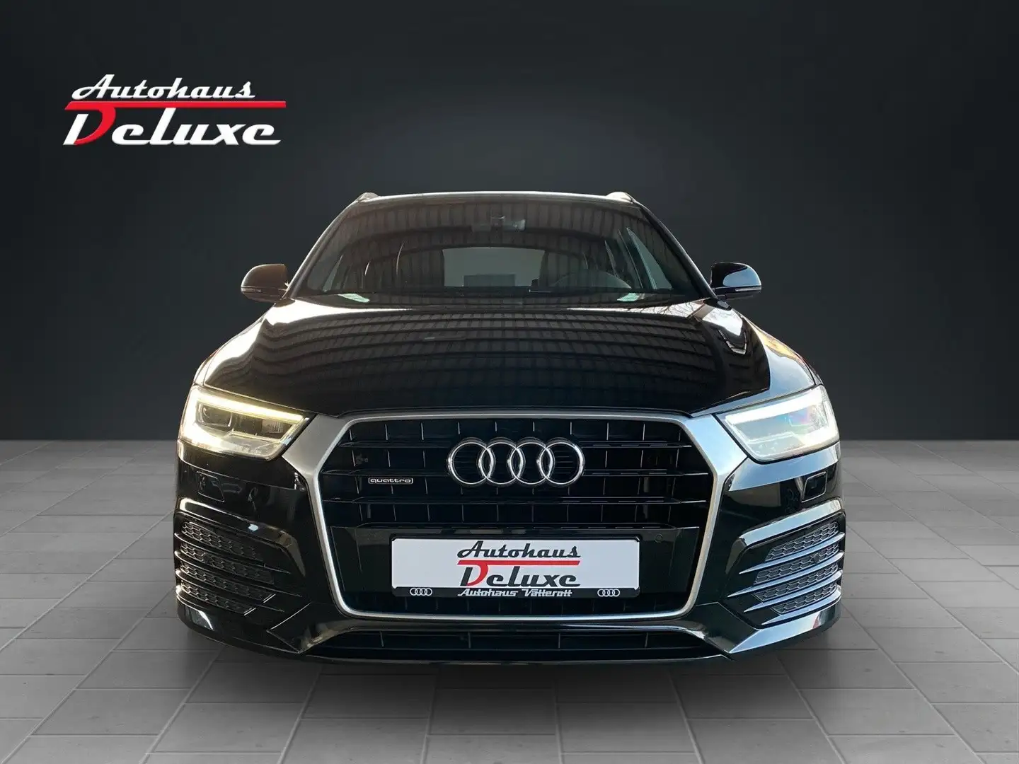 Audi Q3 2.0 TDI QUATTRO S-LINE PLUS KAMERA-LEDER-AHK Schwarz - 2