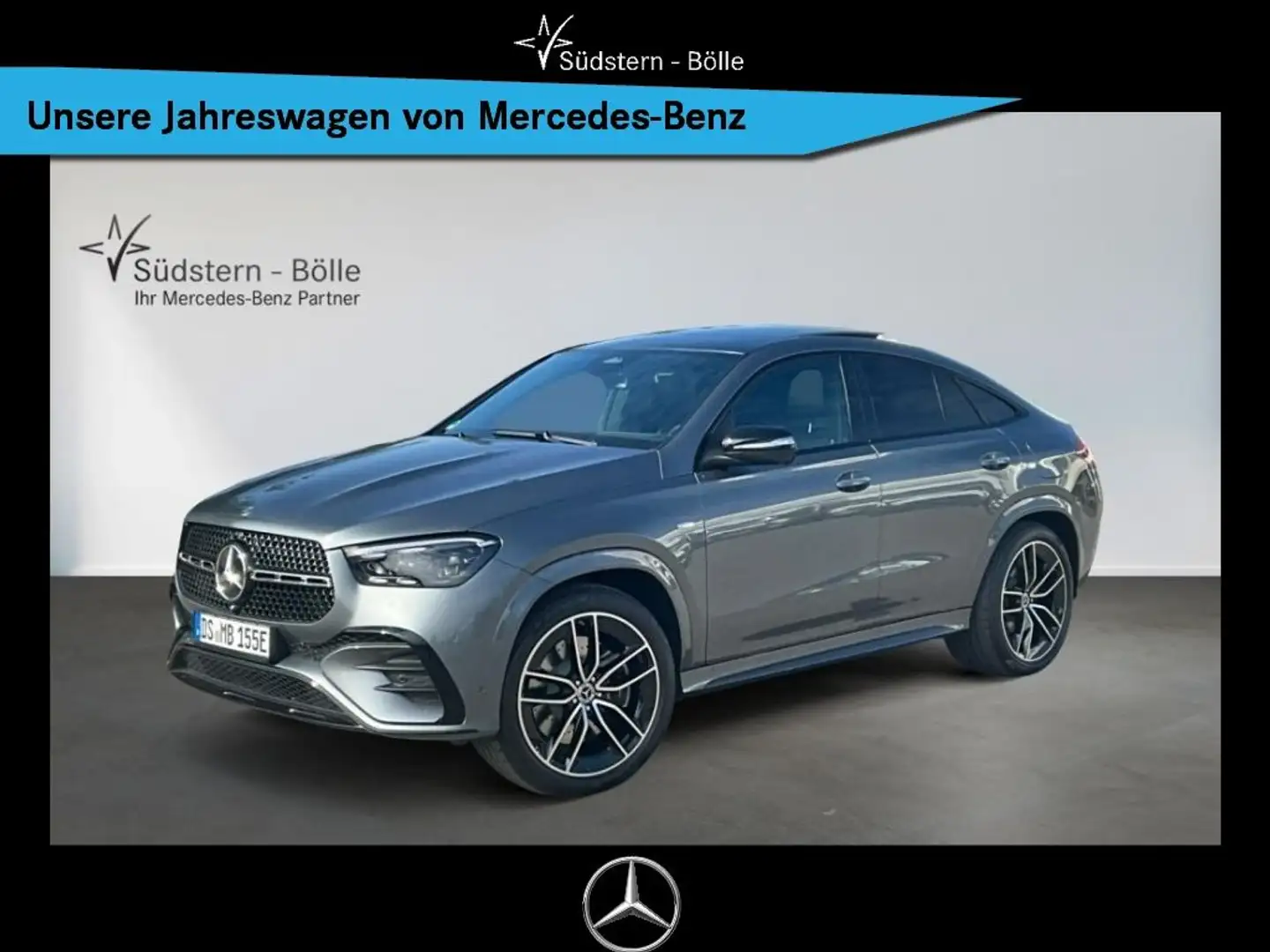 Mercedes-Benz GLE 350 de 4M Coupe +AMG+MEMORY+AMBIENTE+DISTRO Gris - 1
