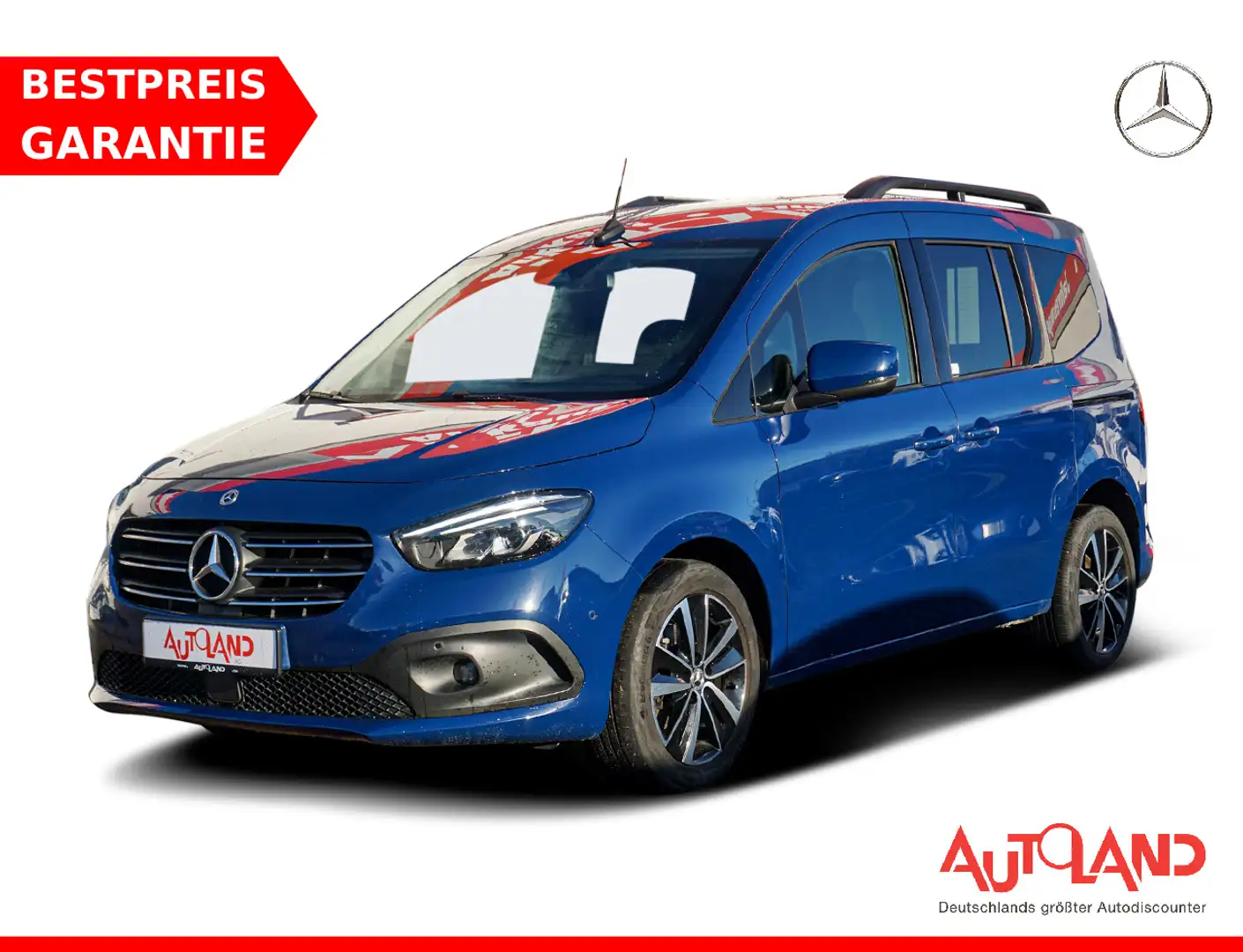 Mercedes-Benz T-Klasse T 180 d Edition Progressive LED Navi Teilleder Blau - 1