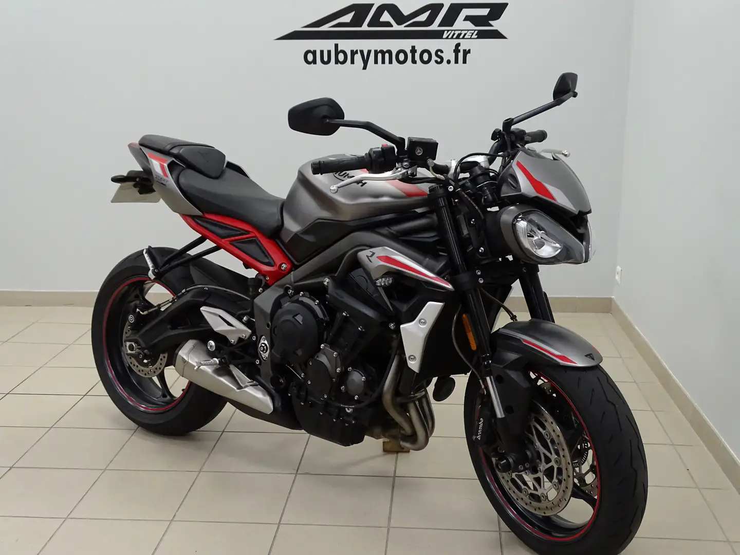 Triumph Street Triple 765 Gris - 2
