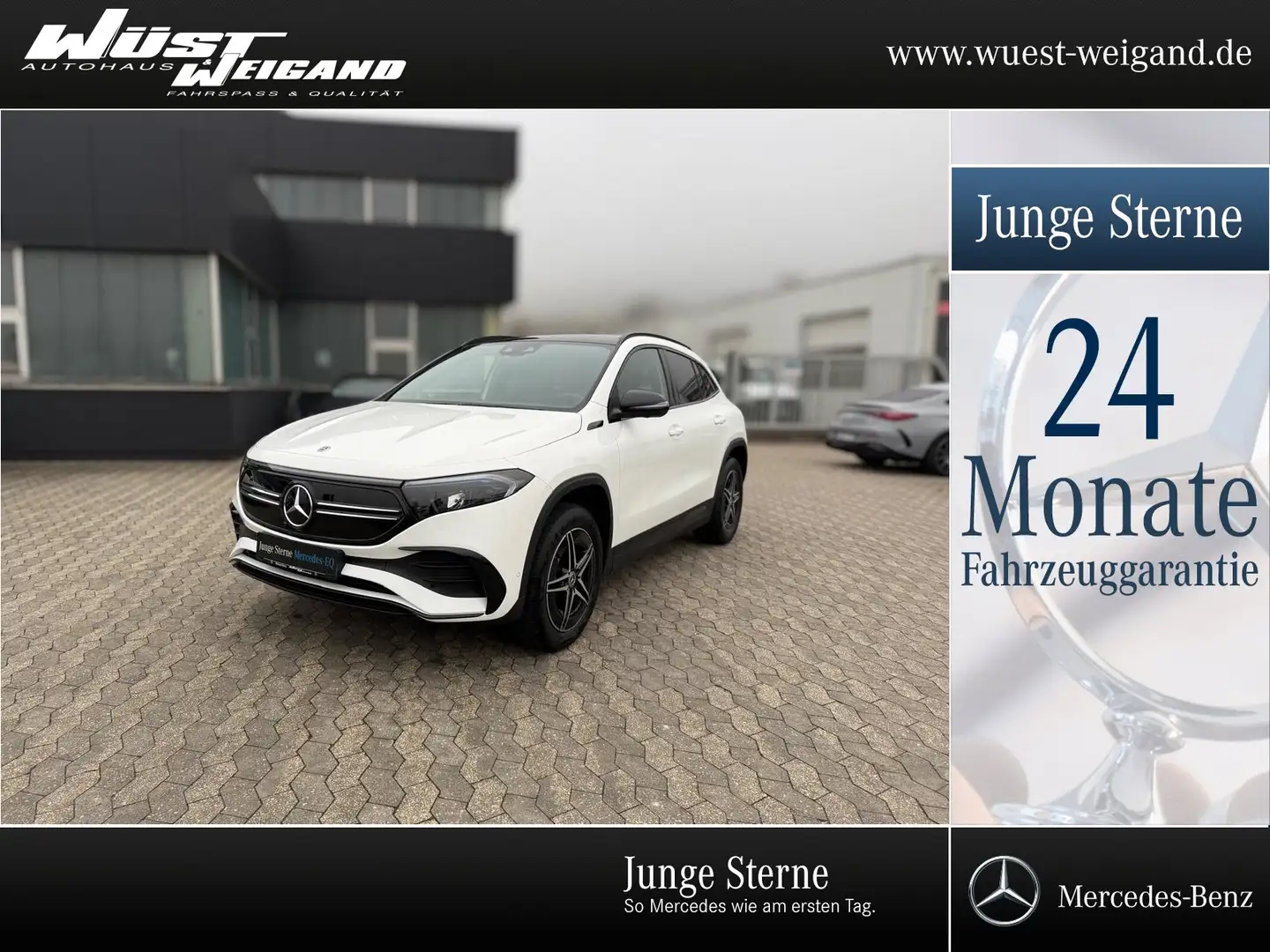 Mercedes-Benz EQA 250 AMG-Line+Pano+360°+Memory+HUD+Easy-Pack Weiß - 1