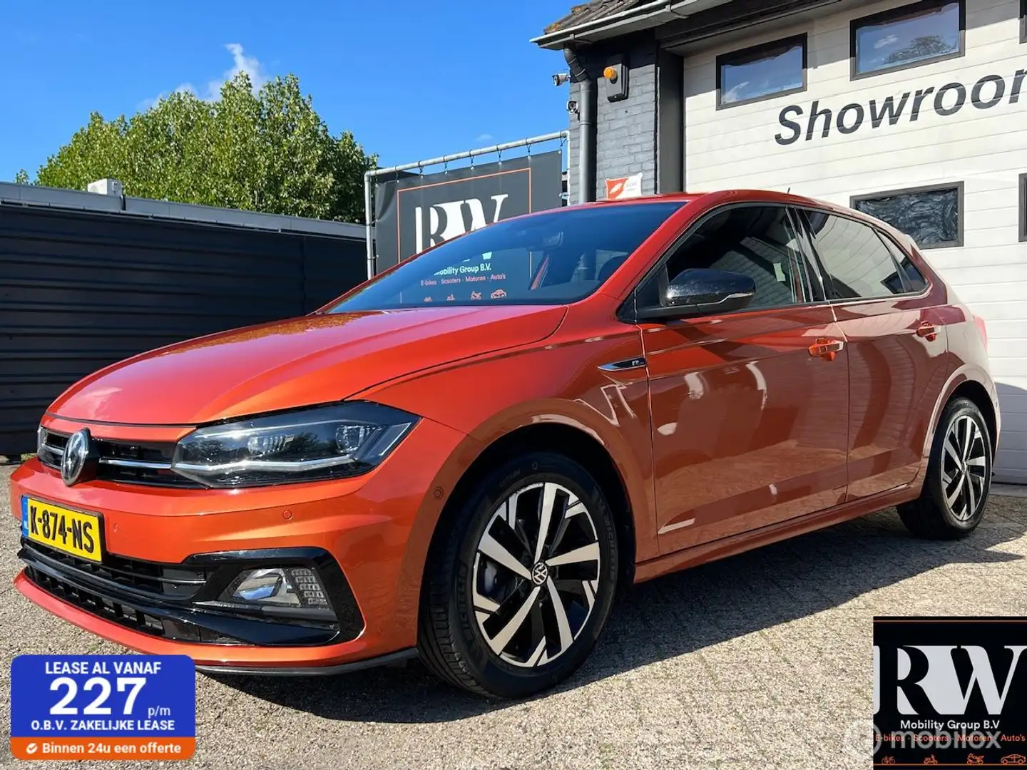 Volkswagen Polo 1.0 TSI Comfortline R-Line Oranje - 1