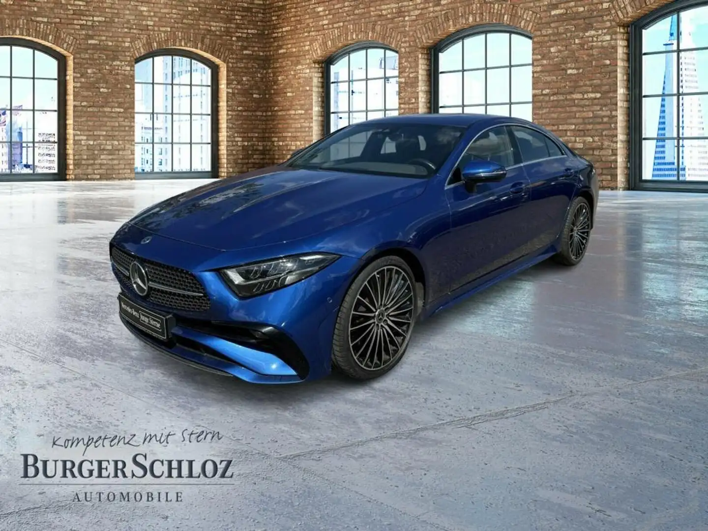 Mercedes-Benz CLS 400 d 4M AMG PDC SHZ LED SpurH Sport AUT LM Blau - 1