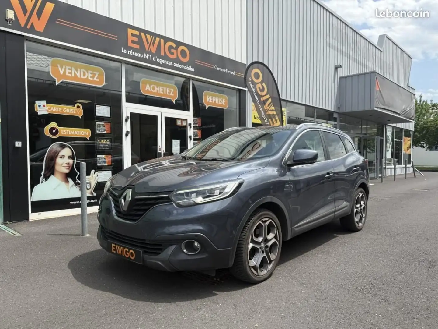 Renault Kadjar 1.2 TCE 130 ENERGY INTENS TOIT PANORAMIQUE PARK AS Gris - 1