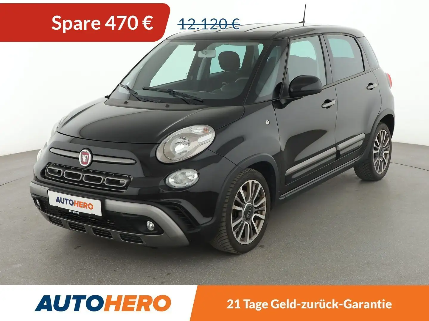 Fiat 500L 1.4 Turbo Cross*TEMPO*PDC*AHK*ALU*LIM*DAB* Schwarz - 1