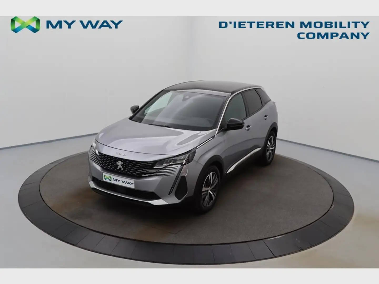 Peugeot 3008 Allure Pack 1.2 THP 130 PK 6v Grijs - 1