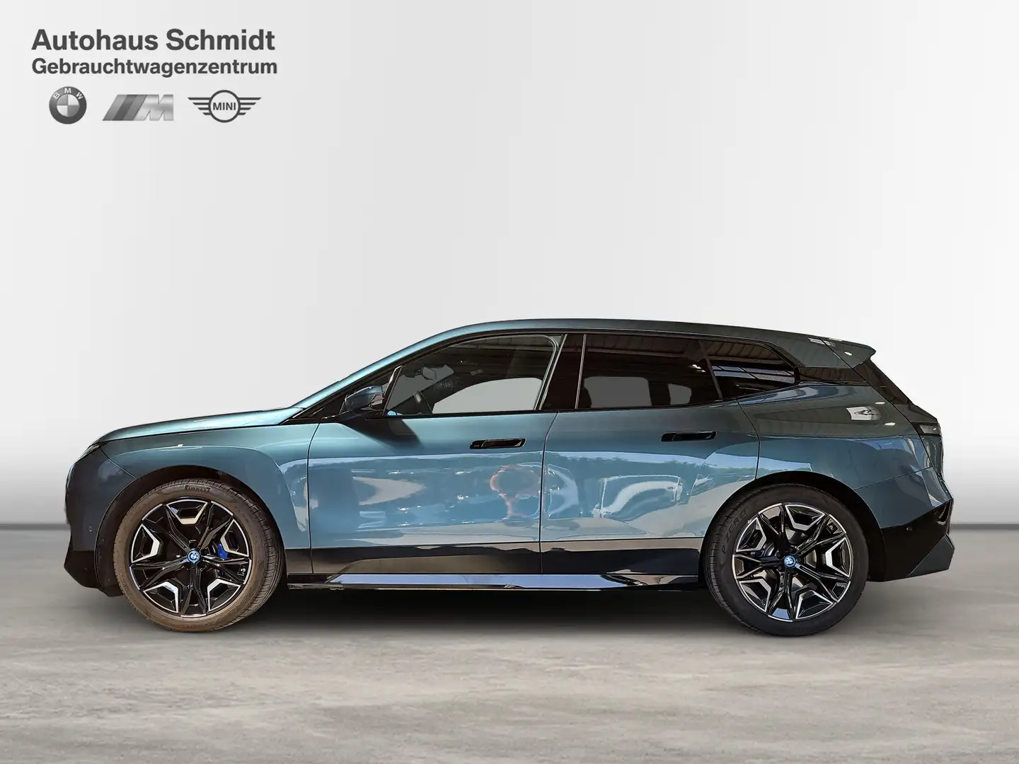 BMW iX xDrive50 654 netto*Sportpaket*22 Zoll*AHK*Sky Loun Blau - 2